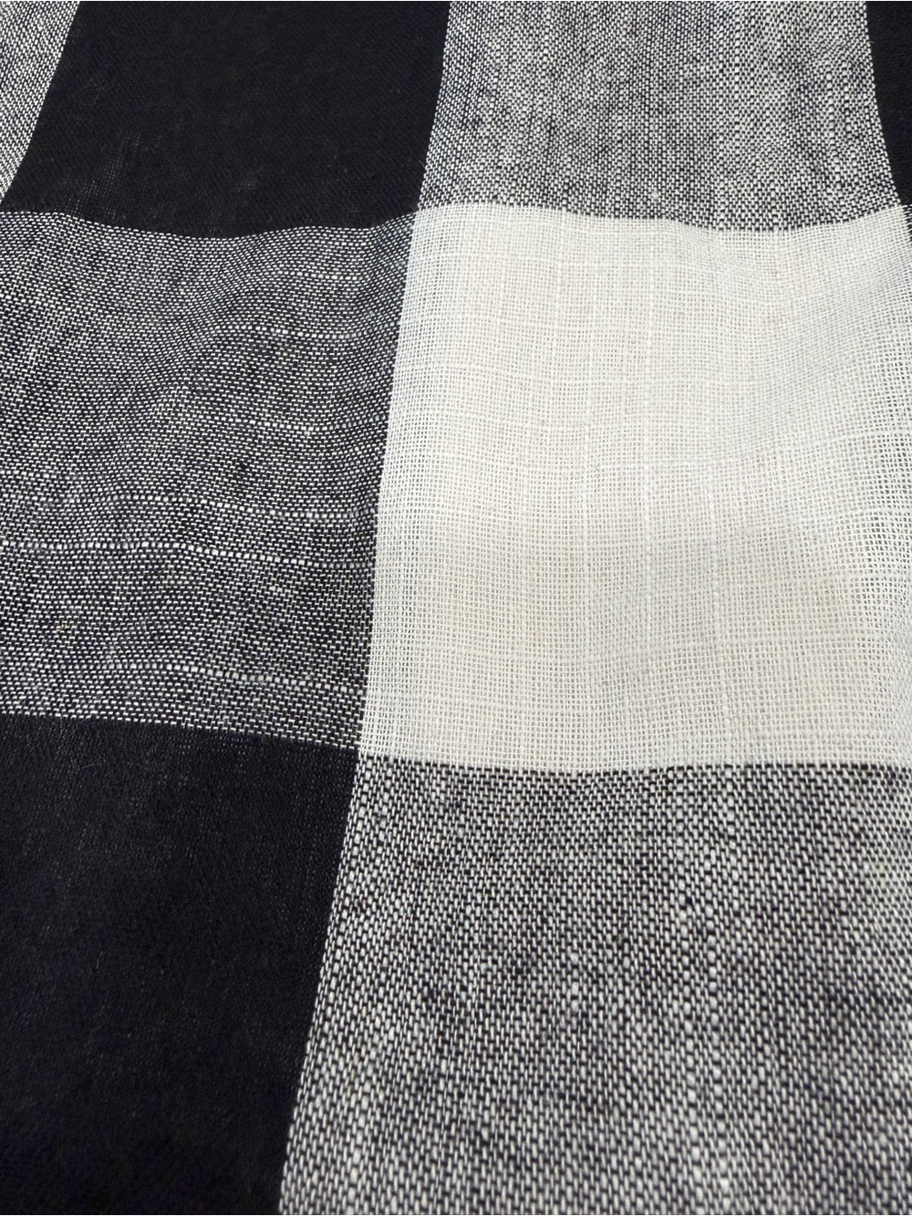 Roolee Black & White Gingham Check Short Sleeve Cotton Blend Midi Dress Size L - Picture 3 of 15